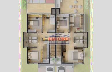 Imagem 5: EMICREI VENDE Casa com 3 dormitórios à venda, 122 m² por R$ 860.000 - Morro do Espelho - S