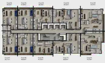 Imagem 6: Emirates Parque Flamboyant - Apartamento 1 quarto, sendo 1 suíte