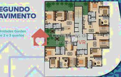 Imagem 7: Apartamento para venda tem 67 metros quadrados com 2 quartos