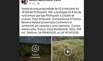 Imagem 3: Fazenda Fazenda / sítio com venda por R$450.000