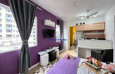 Imagem 2: Apartamento à venda em São Vicente 1 quarto pronto p/ investimento