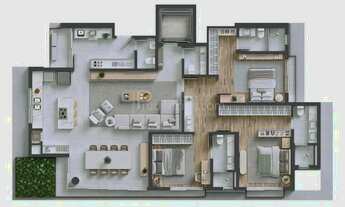 Imagem 2: Apartamento à venda em frente ao MON. 166m privativos, 3 suites, 3 vagas