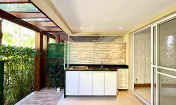 Imagem 5: Barra Village Lakes - 3Qts 125 m² Garden C/ Armarios e Pergolado de Madeira na Área do Gar