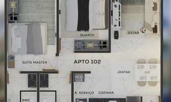 Imagem 4: Apartamentos de 02 e cobertura duplex com 03 quartos, no Altiplano/Cabo Branco