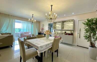 Imagem 2: Apartamento no São Cristovão- 3 Suítes 01 Sala Ampla Varanda Cortina de Vidro Lavabo