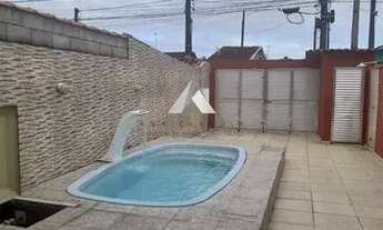 Imagem 2: Casa com piscina a venda na Praia de Mongaguá R$ 240.000,00 a vista 1 Quar