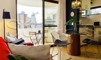 Imagem 2: Apartamento Paulista Wall Street para locação com 48m² contendo 1 dormitório e 1 vaga de g