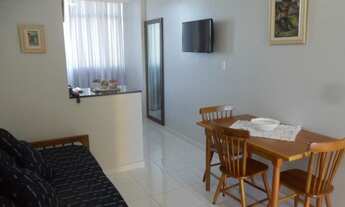 Imagem 6: Pitangueiras. Flat. Reformado. Climatizado. 01 Dormitório. 01 vaga. Vista para o Mar