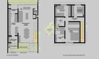 Imagem 4: Casa de condomínio sobrado para venda tem 200 m² com 3 quartos no bairro Jardim Lindóia