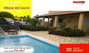 Imagem 6: Casa para venda possui 400 metros quadrados com 7 quartos em Praia do Saco - Estância - SE