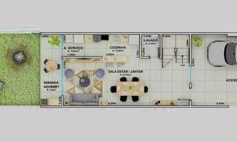 Imagem 2: Casa Duplex - Mata Atlântica (Jardim Belvedere