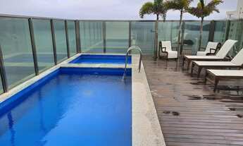 Imagem 3: Apartamento NOVO, quadra MAR, no VISION TOWER da FG, mobiliado decorado e equipado, 4 suit