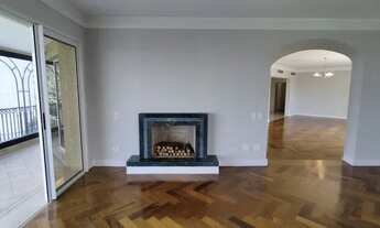 Imagem 7: Apto 347m² 4 Suítes 5 Vagas Amplo Living Vista Panorâmica Quadra de Tênis Panamby Nobre