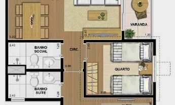Imagem 5: Apartamento 55m² Jacarepaguá 2 Quartos 1 Vaga