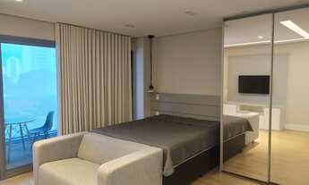 Imagem: Condomínio Habitarte, estúdio mobilhado