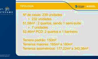 Imagem 3: Vende-se Casas em São José de Ribamar - Condomínio St. Estevam - 02 Quartos sendo 01 Semi