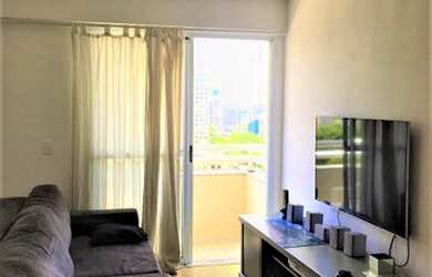 Imagem 3: Apartamento 02 dormitório mobiliado - centro Alphaville - andar alto