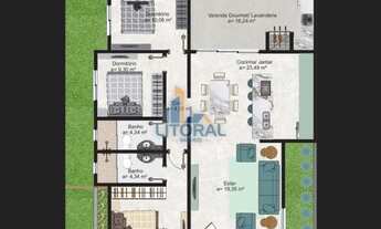 Imagem 2: Casa de Alto Padrão a 350m do mar no bairro Lagoa Cortada