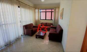 Imagem 6: Apartamento com 4 dormitórios para alugar, 200 m² por R$ 6.500,00/mês - Aparecida - Santos