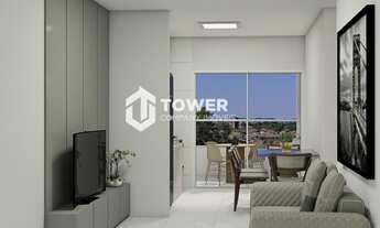 Imagem 6: Apto 57m² sendo 2 quartos, suíte, varanda gourmet e elevador