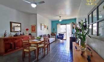 Imagem 2: Apartamento com sacada na Praia das Astúrias de 3 dormitórios sendo 1 suíte com 1 vaga Gua