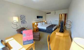 Imagem 4: Flat Sol Alphaville 36m² 1 dormitório 1 vaga para locação com entrada imediata