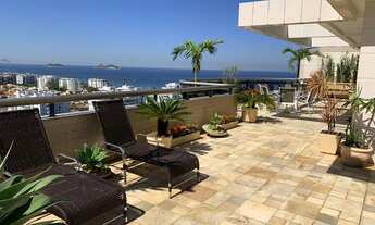 Imagem 2: Barra Waterways praia! 289m² cobertura duplex decorada 3 qtos/ 1 ste + dep. 3 vagas!