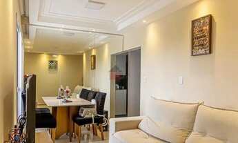 Imagem 2: Apartamento com 2 dormitórios, sala, cozinha, 2 banheiros, varanda, semi mobiliado, 1 vaga