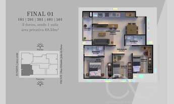 Imagem 6: Apartamento Nova Palhoça com 2 quartos e 2 banheiros