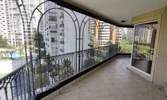 Imagem 6: Apto 347m² 4 Suítes 5 Vagas Amplo Living Vista Panorâmica Quadra de Tênis Panamby Nobre