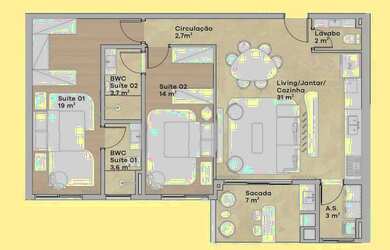 Imagem 4: Apartamento 4 Dormitórios para venda em Florianópolis - SC