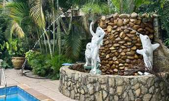 Imagem 3: Sobrado para venda com 5 dormitórios, 2 suítes, salão de festas, piscina com cascata e áre