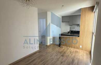 Imagem 2: Apartamento com sala integrada à cozinha, armários planejados, 2 quartos