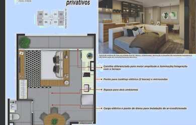 Imagem 2: Studios para venda tem 31m² e 28m² - metrô Ana Rosa