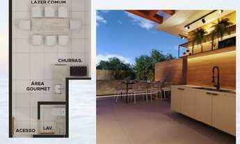 Imagem 8: Apartamento com 02 quartos e Cobertura duplex com 04 quartos, prédio com elevador, no Alti