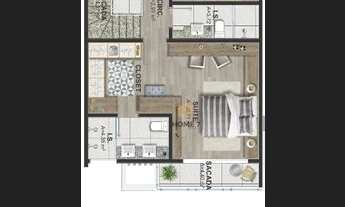 Imagem 7: Sobrado com 3 dormitórios à venda, 136 m² por R$ 735.000,00 - Hauer - Curitiba/PR