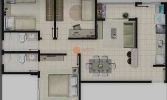 Imagem 7: Apartamento três quartos condomínio clube yes buriti