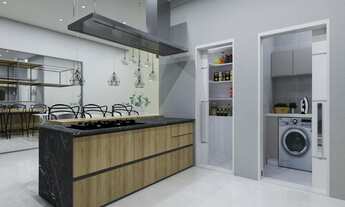 Imagem 6: Casa à venda na Planta Cond. Campo Belo com 4 suítes, espaço gourmet, piscina - 330 m² ár