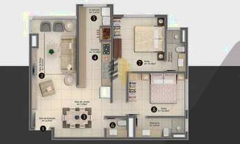 Imagem 3: Apartamento com 2 Dormitorio(s) localizado(a) no bairro Planalto em Gramado / RS Ref.:591