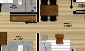 Imagem 4: Investimento na Trindade, Florianópolis. Empreendimento sistema por cotas