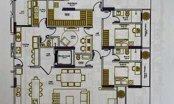 Imagem 2: Apartamento para venda tem 190 m2 com 3 suítes em Setor Marista - Goiânia - Goiás