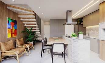 Imagem 4: Casa de condomínio para venda tem 187 metros quadrados com 3 quartos em Mercês - Curitiba