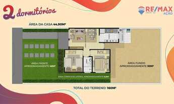 Imagem 3: Casa com 2 dormitórios à venda, 44 m² por R$ 251.116,54 - Tarumã Açu - Manaus/AM
