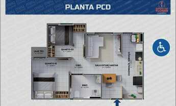 Imagem 3: More no Turu com lazer completo usando Minha Casa Minha Vida no Rancho das Flores