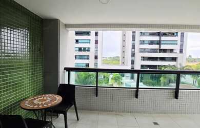 Imagem 3: Apartamento a venda no Tribeca Manhattan quarto e sala mobiliado e varandão