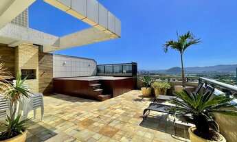 Imagem 4: Barra Waterways praia! 289m² cobertura duplex decorada 3 qtos/ 1 ste + dep. 3 vagas!