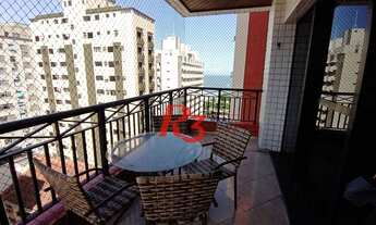 Imagem 2: Apartamento com 4 dormitórios para alugar, 200 m² por R$ 6.500,00/mês - Aparecida - Santos