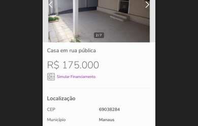 Imagem 6: Casa para venda com 130 metros quadrados com 3 quartos em Lírio do Vale - Manaus - Amazona