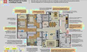 Imagem 2: Apartamentos na planta à venda - Vila Ema - 151m2 com 3 suítes e 2 varandas! Vendas Acele