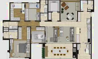 Imagem 7: Apartamento com 3 dormitórios à venda, 165 m² por R$ 2.600.000,00 - Chácara Klabin - São P